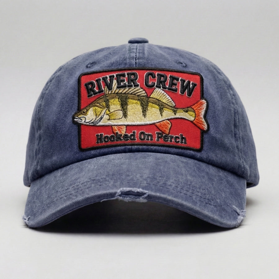 Baars Visserspet Blauw - Visserspet voor heren | River Crew