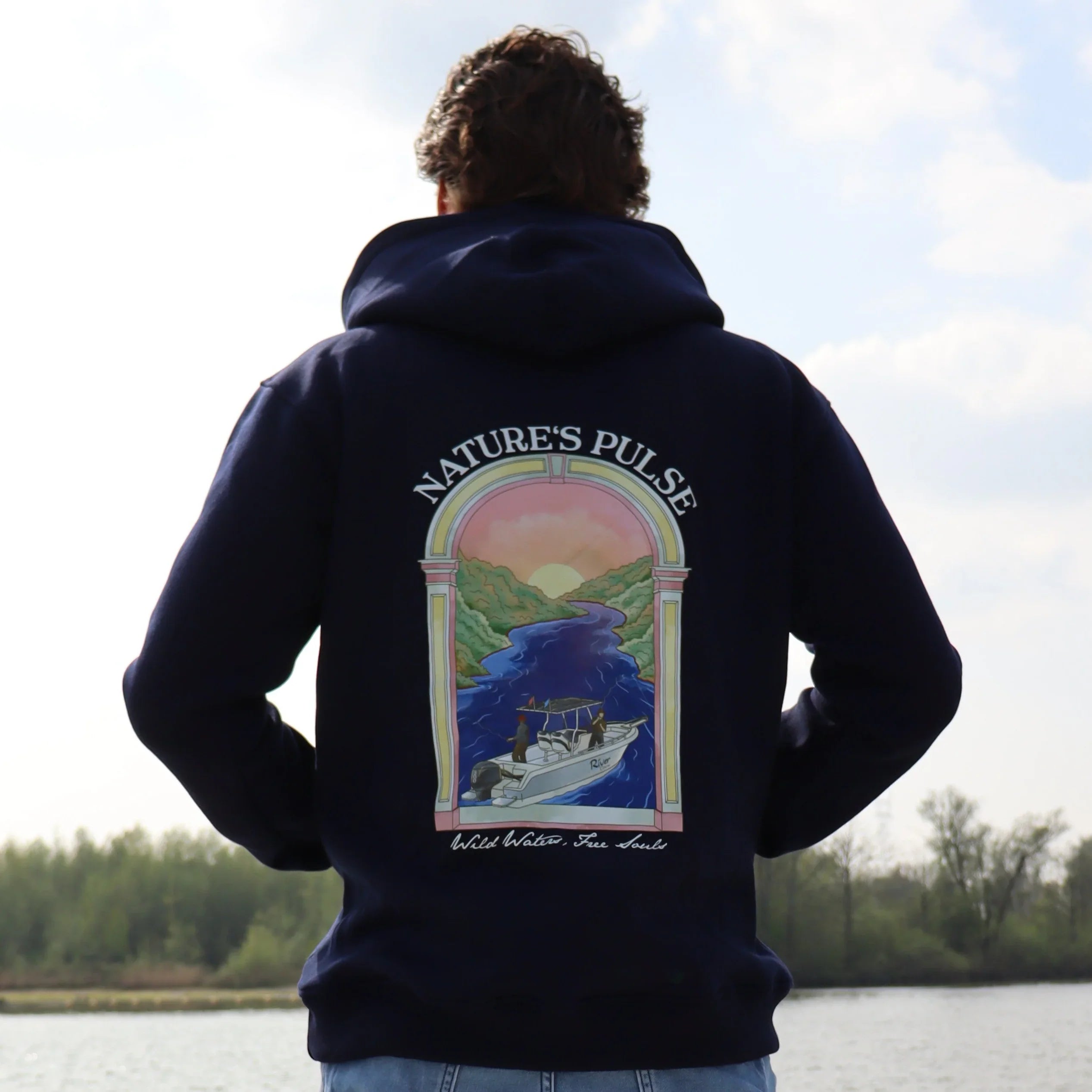 Nature's Pulse Hoodie - River Crew