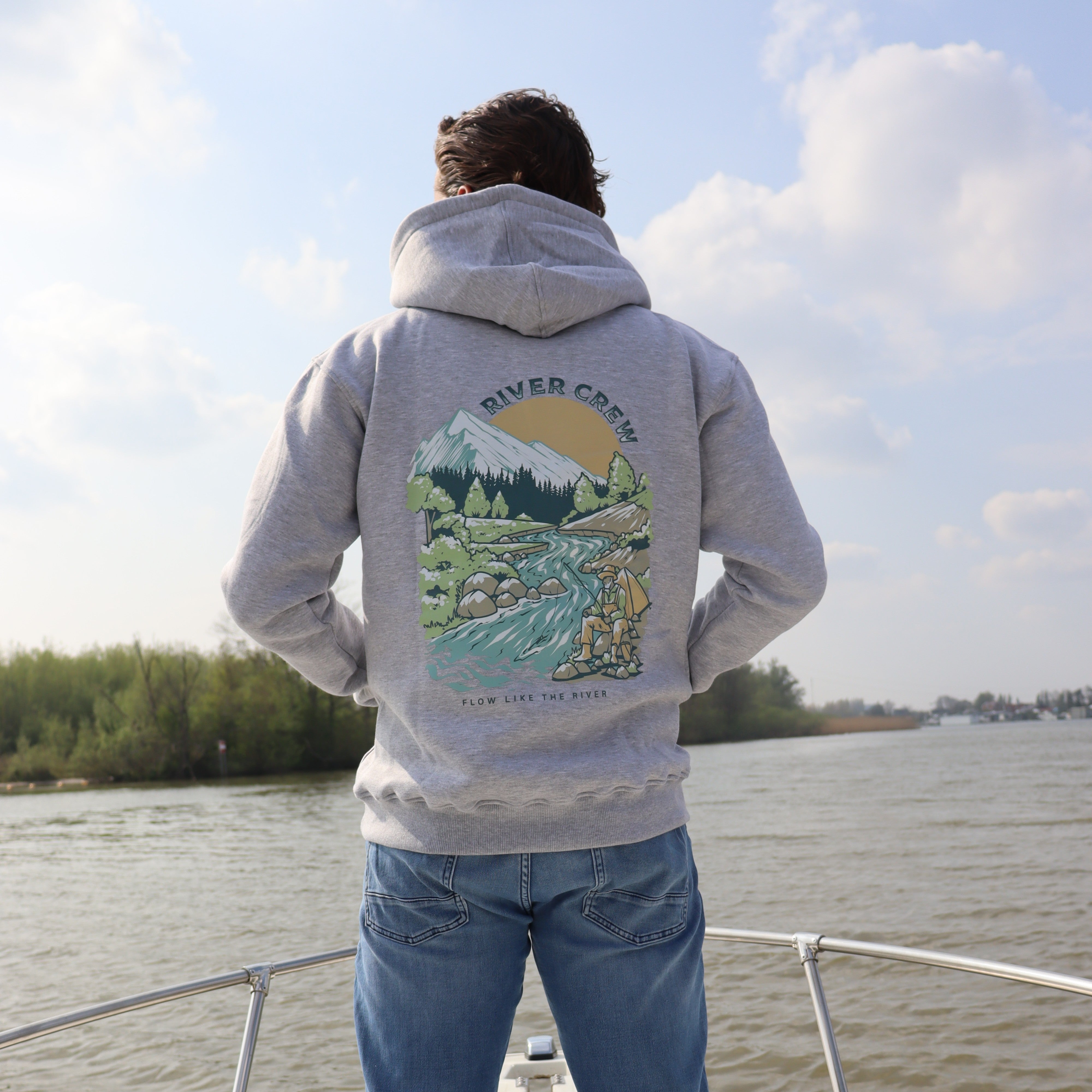 Flow like the river hoodie