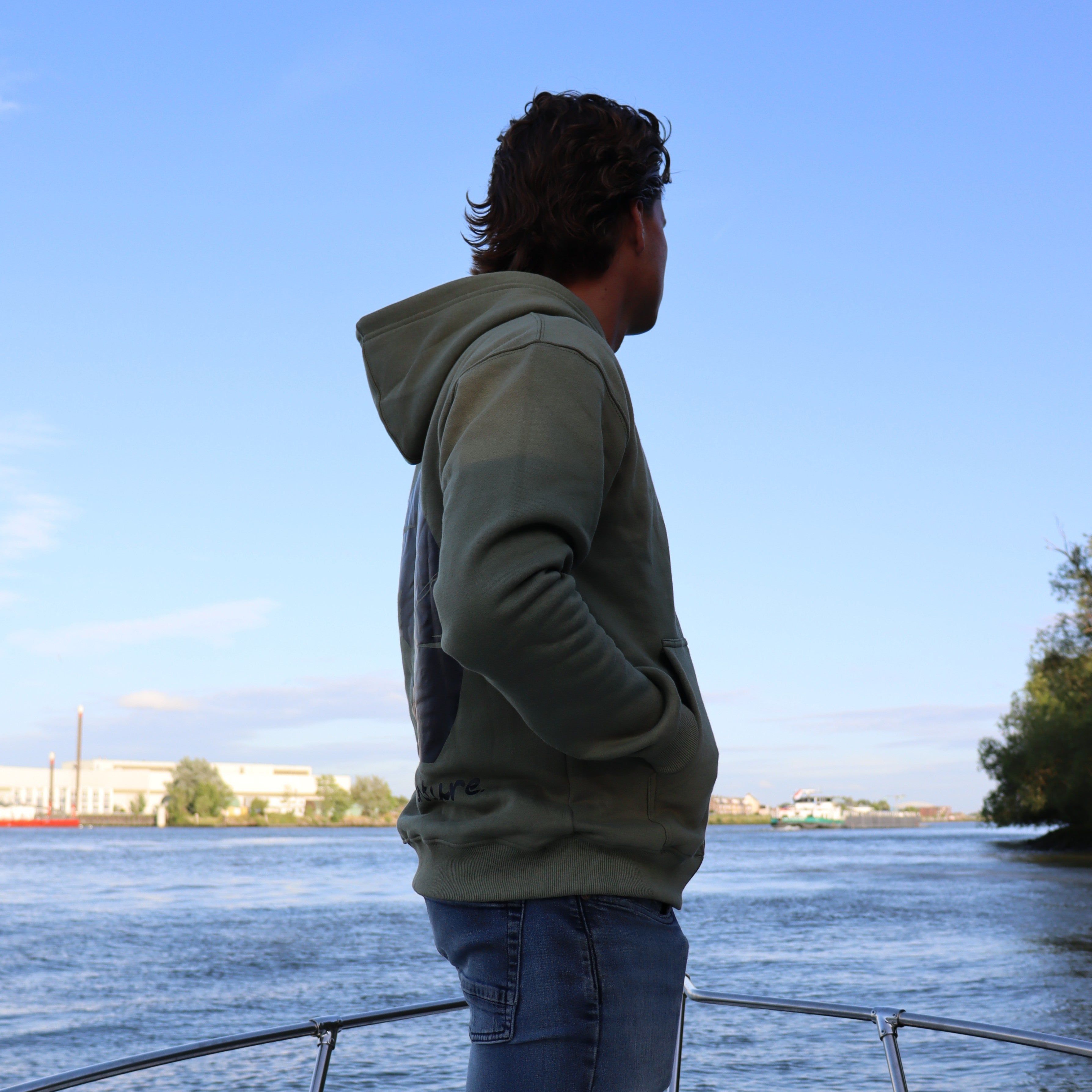 Fisherman Zip Hoodie