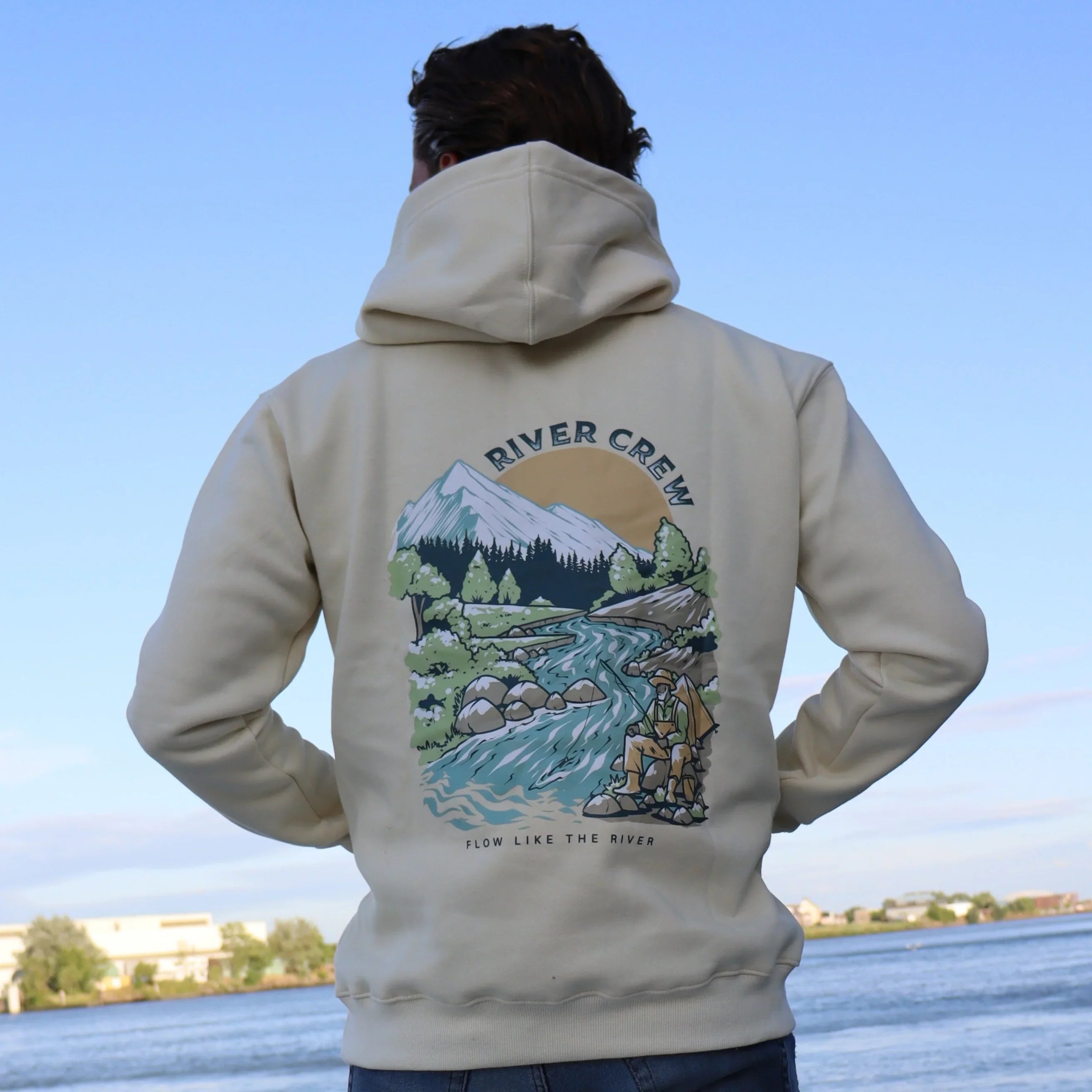 Flow Like The River Hoodie - River Crew