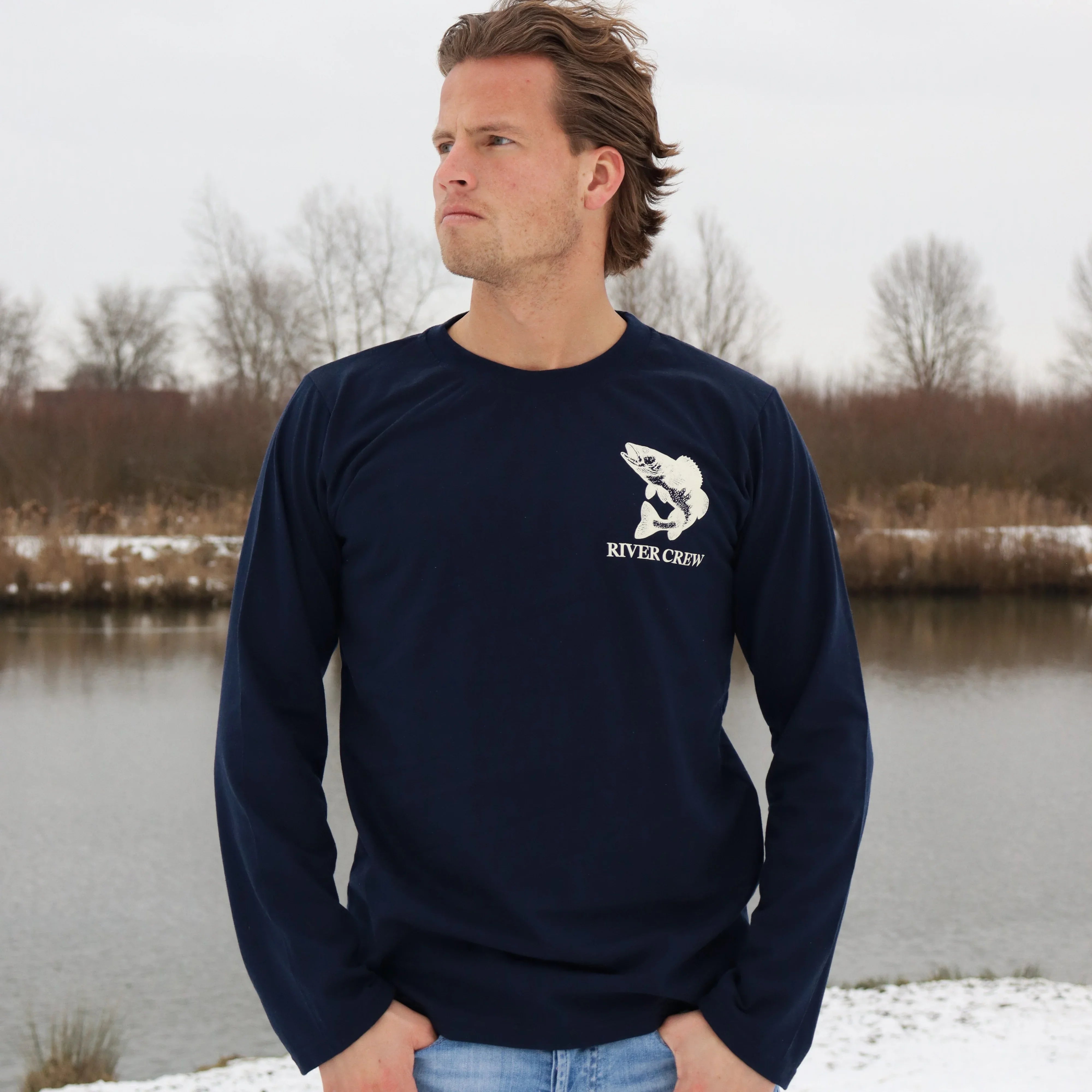 Zander Longsleeve T-shirt | Longsleeve voor vissers