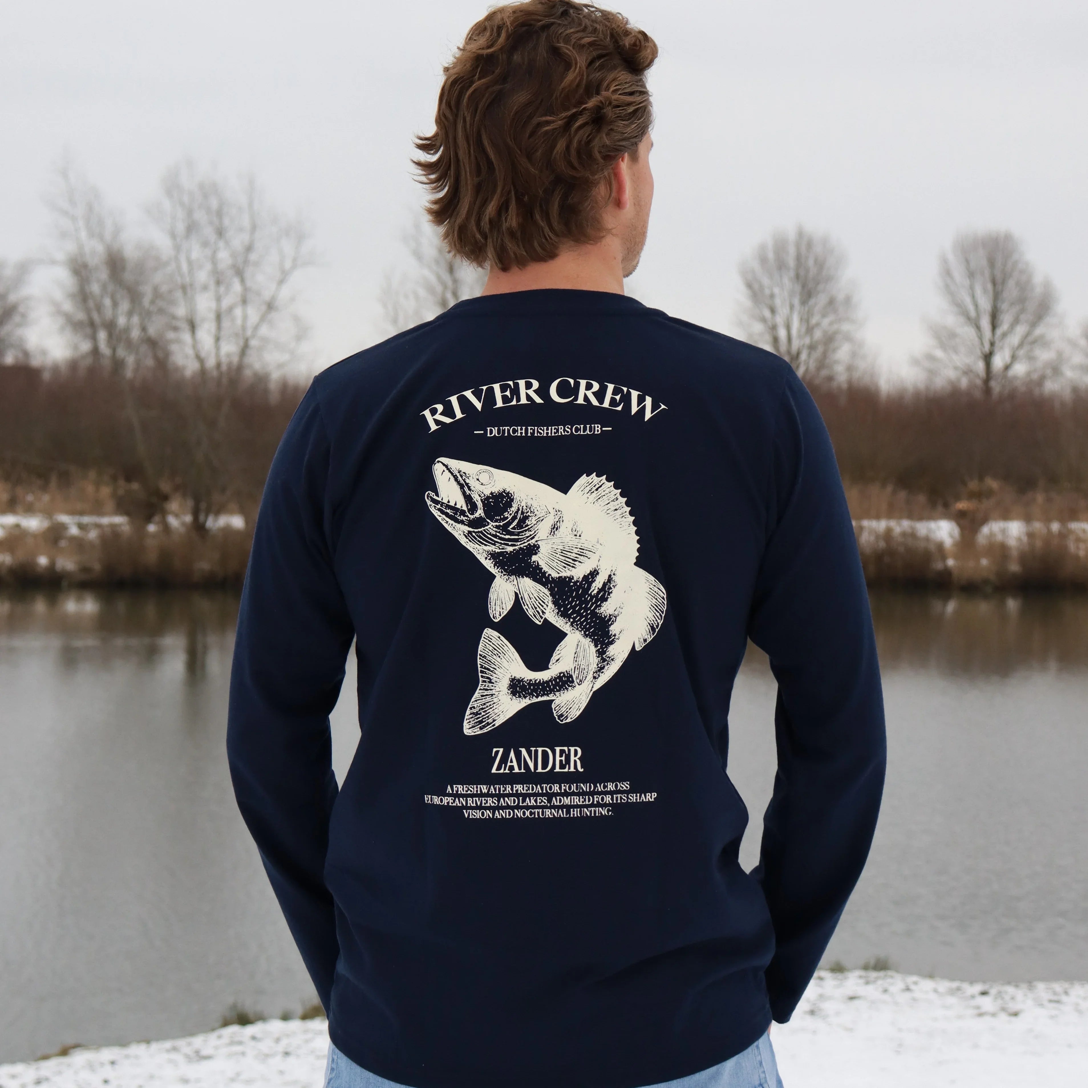 Zander Longsleeve T-shirt | Longsleeve voor vissers