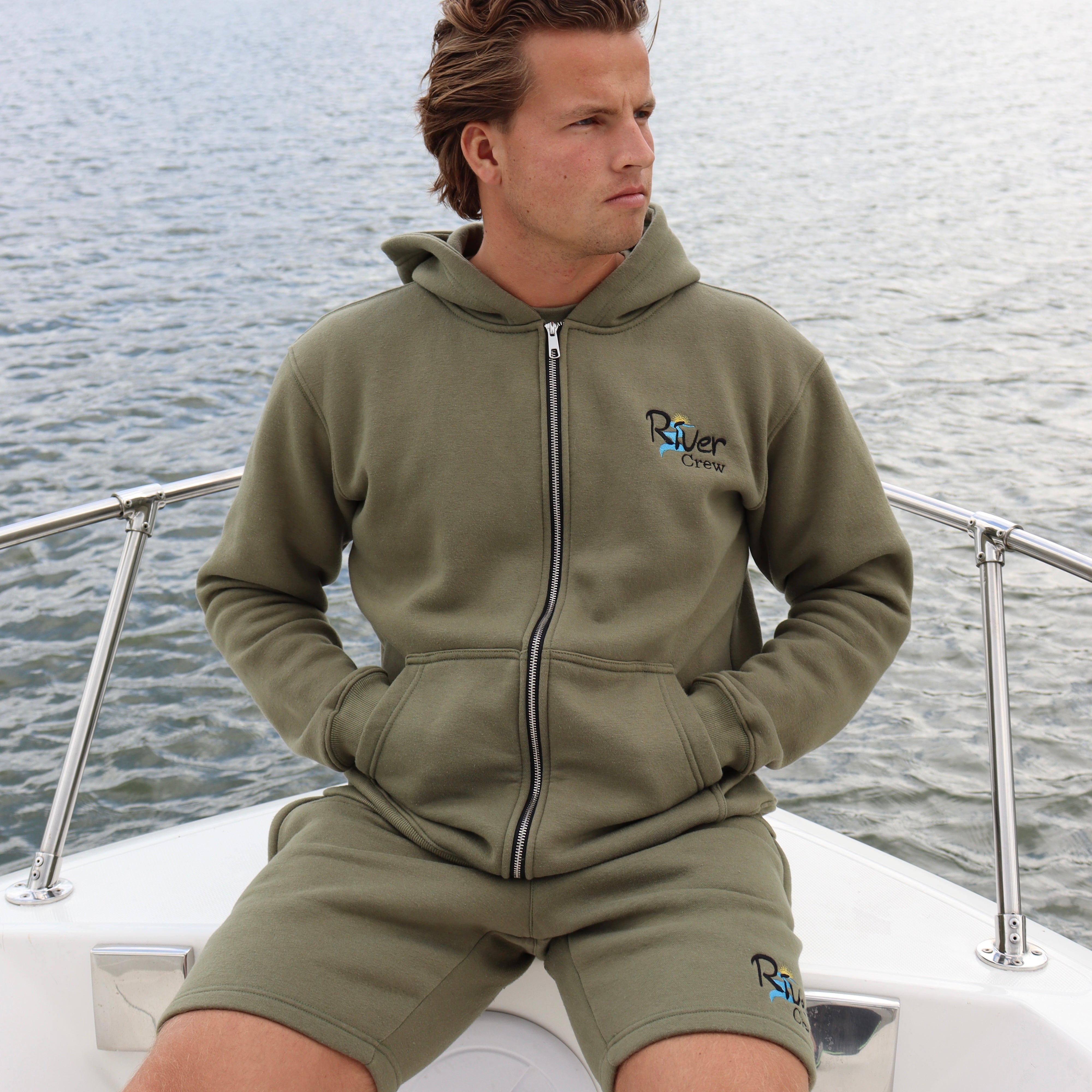 Fisherman Zip Hoodie