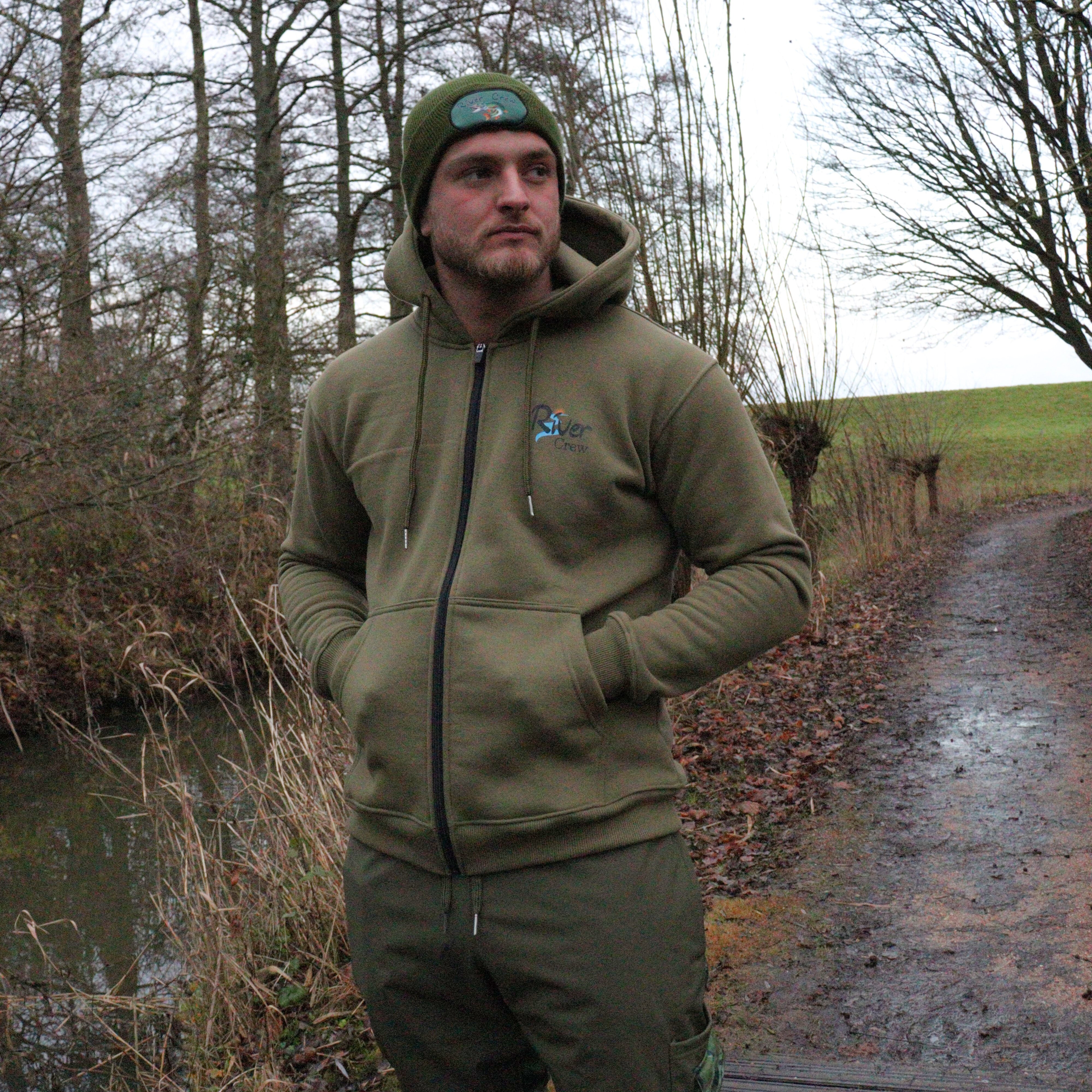 Fisherman Zipped Hoodie