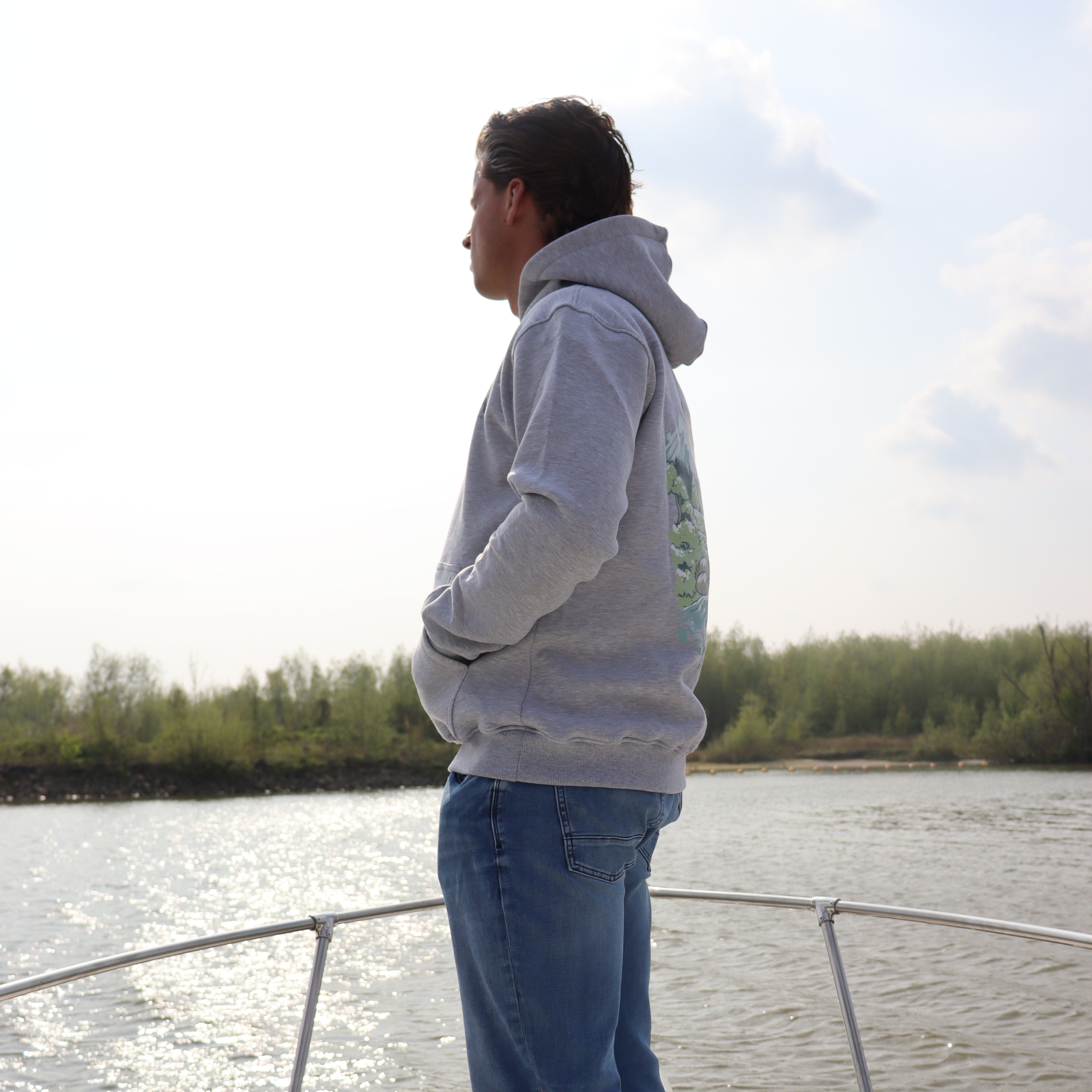Flow like the river hoodie