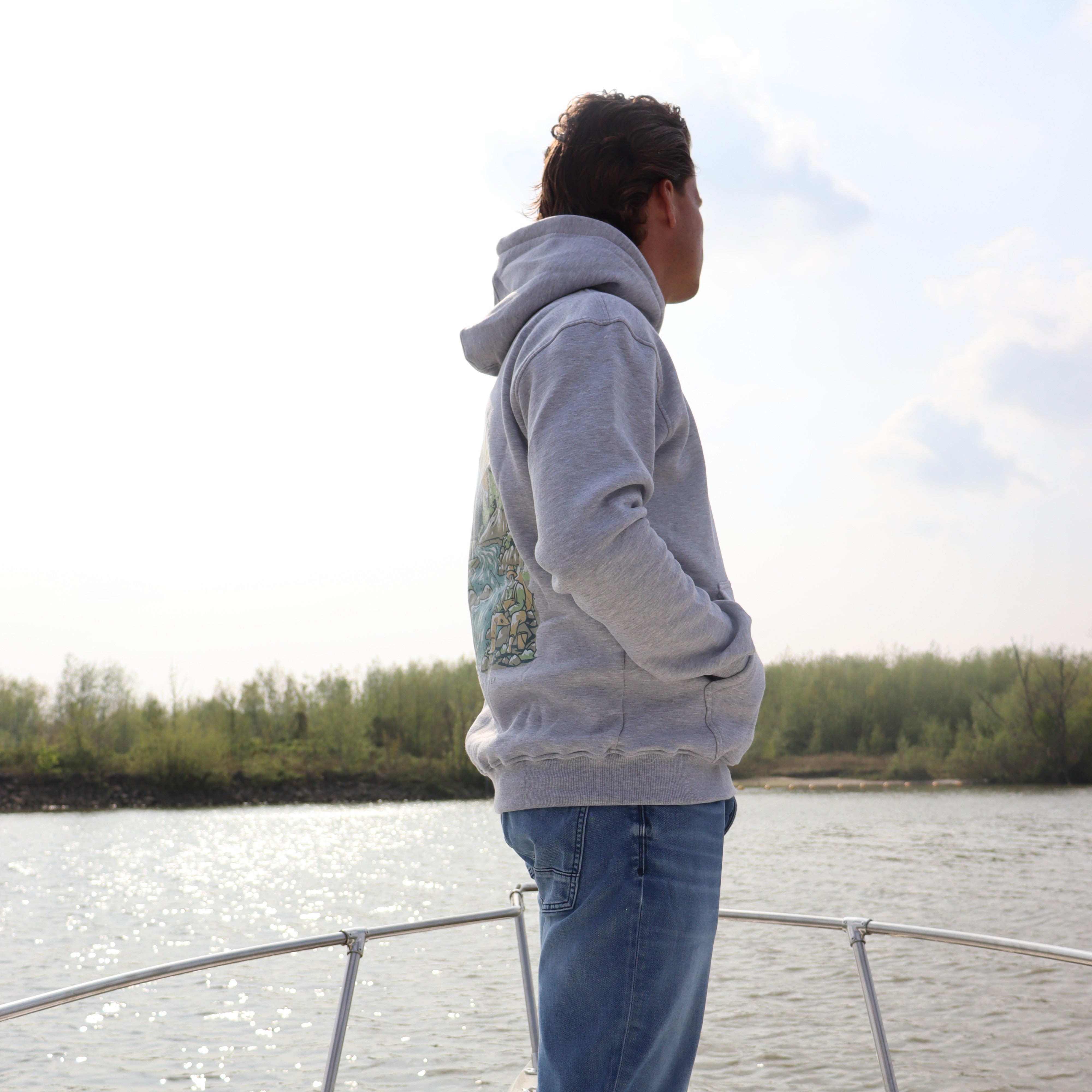 Flow like the river hoodie