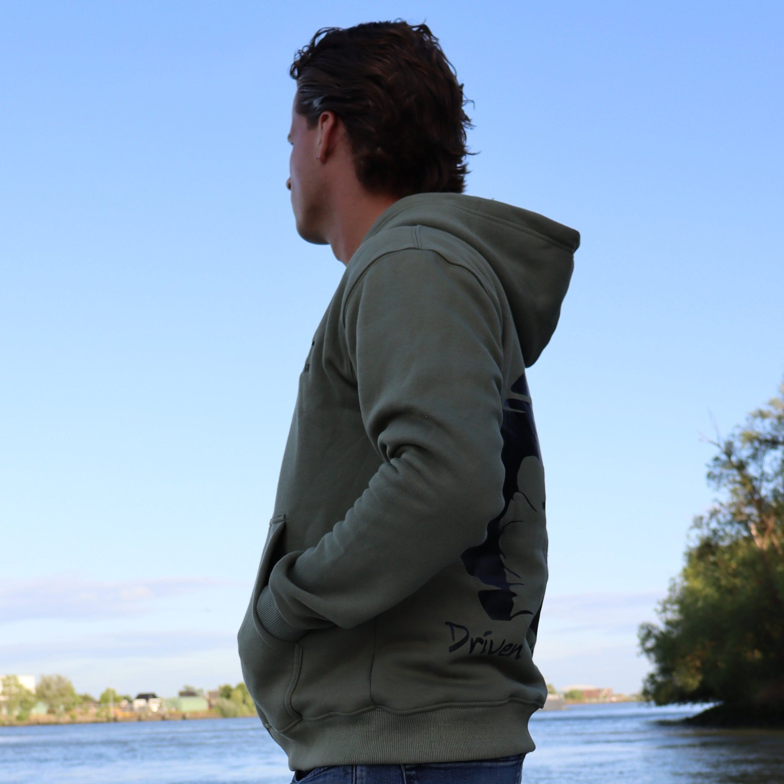 Fisherman Zip Hoodie