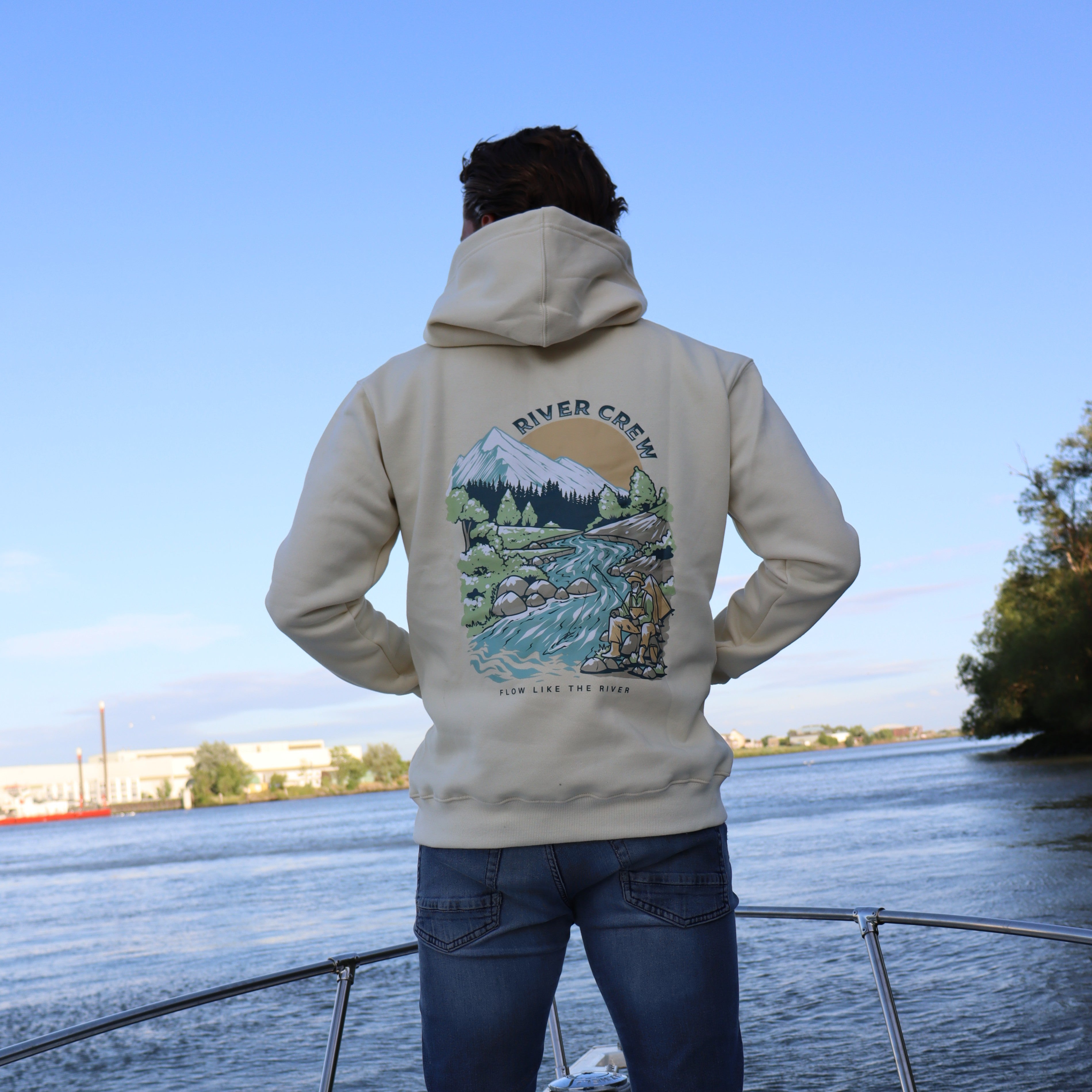 Flow like the river hoodie