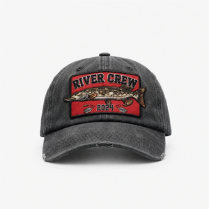 Pike Fishing Cap Grey